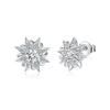 Moda aretes de botón de flor girasol de plata esterlina 925 de alta gama misma marca grande mismo estilo aretes aretes de estrella de plata esterlina al por mayor