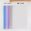 Color Morandi A4 clip retráctil carpeta transparente personalizada carpeta para exámenes de gran capacidad carpeta para documentos suministros de oficina al por mayor