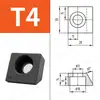 Bloque de Carril de Guía Lineal Bloque de Fijación de Carril para Máquina-Herramienta Placa de Presión Pórtico k3y4y5t1t2t3 Tipo Bloque de Cuña