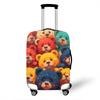 Envío Transfronterizo de Fundas para Maletas de Piel de Animal de Otoño, Fundas Protectoras para Maletas, Chaquetas Elásticas para Maletas de Trolley, Fundas Antipolvo