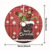 Artículos más vendidos transfronterizos: Falda para Árbol de Navidad, Hombre de Jengibre, Accesorios de Decoración para Fiesta de Escena de Año Nuevo, Decoraciones, Venta Directa del Fabricante