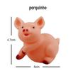 Vinil Artificial Desenho Animado Pequeno Animal Brinquedo Aperte e Grite Brinquedo de Banho e Água para Bebês Brinquedo Educacional Interativo para Crianças