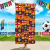 Toalla de Playa Copa Mundial 2026, Usa, Canadá y México Equipo de Fútbol Microfibra Secado Rápido Absorbente Toalla de Baño, Toalla Deportiva