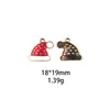Calcetines de Papá Noel, Cascabeles, Sombreros, Accesorios de Joyería de Aleación para Manualidades, Accesorios para el Cabello Transfronterizos, Colgantes para Llaveros