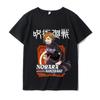 Nueva camiseta de anime japonés europeo y americano spell back battle manga corta bidimensional ropa para padres e hijos estudiante casual uniforme de clase estampado