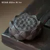 Pet de Argila Roxa Bocejando Ornamento Criativo Decoração de Mesa de Chá, Pode Ser Usado como Brinquedo para Alívio do Estresse, Acessório de Chá Fofo e Divertido