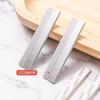10 piezas de cuchilla decorativa para cejas cuchillo de afeitar para cejas de acero inoxidable cuchilla corrugada cuchillo desechable para recortar cejas herramienta de tatuaje y peluquería