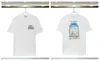 Marca Europeia e Americana da Moda Casablanca Tamanho Plus-Size Manga Curta 2026 Outono/Inverno Casablanca Camiseta Manga Curta Solta