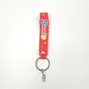 Nuevo llavero cuerda de goma blanda colgante de bolsa accesorios cuerda de cuero lindo llavero de pvc cuerda de goma blanda venta al por mayor