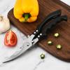Tijeras para huesos de pollo transfronterizas de cocina fuertes engrosadas de acero inoxidable multifuncionales ganso pescado comida puesto Jianghu producto multifuncional