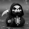 Cruce de Fronteras Nuevo Producto Guadaña de la Muerte Pato Guadaña de la Muerte Pato Decoración de Escritorio Estatua de Pato Calavera Adornos Pequeños
