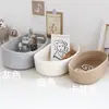 Orejas de Gato Hilo de Algodón Joyería Almacenamiento de Cosméticos Cuerda de Algodón Almacenamiento de Artículos Varios de Escritorio Artículos Pequeños Llave Control Remoto Cesta de Almacenamiento