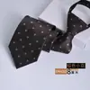 Gravata Masculina Executiva de Negócios Casamento Masculino Zíper Profissional Fácil de Puxar 8cm Primavera Nova
