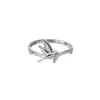 Anillos de Pareja de Eucalipto y Acacia para Hombres y Mujeres, Anillos de Pareja de Diseño de Nicho de Moda Regalo para Novia
