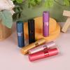 Fornecimento de frasco de perfume giratório de três seções de 8ml, revestimento de vidro, spray cosmético, frasco vazio, amostra de frasco de perfume spray