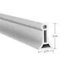 Tira Impermeable de Silicona para Baño, Cubierta Impermeable para Ducha, Sello Inferior para Puerta de Ducha, Protector contra Salpicaduras para Ducha, Separación de Seco y Húmedo