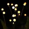 Lámpara de Luciérnaga con Energía Solar y Eólica para Jardín, Patio y Césped, Lámpara de Suelo Decorativa Solar para Amazon Transfronterizo