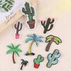Parche Bordado de Coco Palmera Zhang Zi para Computadora Duo Cool Accesorios de Ropa Zapatos Sombreros Bolsas Accesorios para Libros de Mano Parche de Tela Bordada