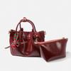 Bufanda de Seda de Regalo para Madre de Recién Casados, Bolso Rojo de Boda para Novia, Bolso de Mano de Regalo de Boda, Bolso Cruzado para Mujer