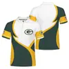 Nova Moda Transfronteiriça Série NFL Esportes Camiseta Polo Masculina Rugby Camiseta Polo Casual Masculina