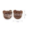 12mm Hengchuang botões de resina moldados para camisa botões de camisa infantil urso amor botões em formato oval atacado