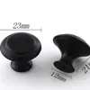 906 maçaneta de aço inoxidável tipo cogumelo de furo único metal redonda de furo único pequena maçaneta moderna simples para gaveta porta de armário