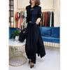 88220 Da Ai Mei Yi Yuan 2026 Primavera Nueva Moda Coreana Falda Larga Elegante Color Sólido Falda para Mujer