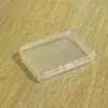 Caixa de Plástico Transparente Caixa de Plástico Retangular Caixa de Embalagem com Tampa Flip-Top Caixa para Armazenamento de Joias Caixa PP Caixa para Cartas Caixa Vazia Atacado