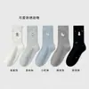 Calcetines de otoño hasta la pantorrilla con lindos moños, calcetines con bordado de imitación de cachorros y gatitos lindos para mujer en otoño y verano, Zhuji
