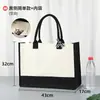 Bolsa de Lona con Letra de Amazon Bolsa Tote Promocional de Algodón y Lino Bolsa de Compras Grande Bolsa Tote de Lona Personalizada Hecha a Medida