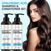 Set de Champú y Acondicionador Todo en Inglés Hidratante Suavizante Voluminizador Cuidado del Cabello