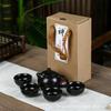 Juego de Té de Viaje Horno Ding Set Portátil para el Hogar Souvenir para Exteriores Regalo de Año Nuevo Se Puede Imprimir con Logo