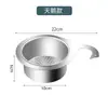 Cesta Coladora de Acero Inoxidable con Forma de Cisne, Escurridor para Fregadero de Cocina, Ensanchada y Profundizada, Se Puede Usar para Colgar Frutas y Artículos para Almacenamiento