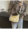 Bolso bandolera para hombre de gran capacidad bolso de hombro individual para hombre mochila pequeña simple y versátil para niños bolso mensajero bolso de lona bolso para hombre