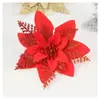 Flores de Natal Simuladas Atacado Materiais para Decoração de Árvore de Natal em Pó Flores de Pinheiro e Cipreste Acessórios para Guirlanda Artificial