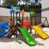 Equipo de Diversión de Juguete de Plástico Transfronterizo Columpio Combinado para Patio al Aire Libre Tobogán Exterior para Niños