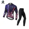 Jersey de Ciclismo Xintown Traje Longo Padrão Sombra Novo Traje Longo de Verão Traje de Corrida Traje Traje de Bicicleta Homens