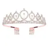 [Venta al por mayor de fábrica Danjie] decoración de corona para pastel cumpleaños repostería castillo vintage corona
