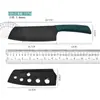 Juego de Cuchillos Personalizado Acero Inoxidable Cocina 7 Piezas Suplemento Alimenticio de Cocina Cuchillo para Rebanar Juego de Regalo Cuchillo Al por Mayor