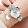 Explosiones de Comercio Exterior Moda Patrón Romano Diamante Reloj de Pulsera para Mujer Reloj de Pulsera de Cuarzo Brazalete Reloj de Pulsera para Mujer Fabricantes en stock