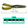 Atacado em Volume Isca de Pesca Isca Macia Camarão Flutuante Isca de Imitação Camarão de Obstáculo Minhoca Macia em Formato de Camarão para Pesca de Robalo, Pesca de Robalo do Mar, Cabeça de Chumbo Drop Shot