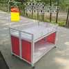Expositor Promocional para Uso Doméstico, Estante Dobrável Simples, Pequeno Display de Vendas, Carrinho de Supermercado, Carrinho de Brinquedos para Feira