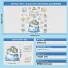 Decoraciones Azules Festivas de Papá Noel Bolsas de Regalo Pegatinas Electrostáticas para Puertas de Vidrio Campanas para Ventanas de Gabinete Copos de Nieve Felices