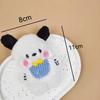 Mochila Pingente Broche de Pelúcia Dos Desenhos Animados Bonito Parchapa Cão Cão Boneca Cachecol Sapatos e Meias DIY Acessórios