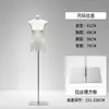Tienda de ropa Maniquí femenino de cuerpo plano estilo coreano, soporte de exhibición de maniquí dummy de pecho plano de medio cuerpo