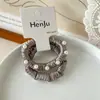 Goma para el Cabello Sencilla y Versátil Estilo Coreano con Pequeñas Perlas Delicadas, Cuerda Elástica Alta para Cola de Caballo, Anillo para el Cabello, Accesorio para el Cabello de Mujer