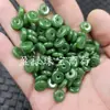 Separador Blanco de Jade Hetian de Xinjiang Imitación Cuentas Sueltas de Jade Imitación Hebilla de Jade Verde Pulsera Collar Pendientes Pasador Joyería Cuentas