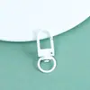 Hebilla de puerta en forma de U pintada de colores pastel, broche de langosta de aleación de zinc, hebilla para perro, llavero, accesorio de bricolaje para muñecas, hebilla de bolso
