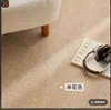 Alfombra de Sala de Estar de Imitación Sisal Minimalista de Gama Alta, Alfombra Grande de Cobertura Total para Mesa de Café, Alfombra Resistente al Desgaste Antideslizante para Mesita de Noche de Dormitorio