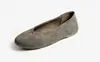 Versión de Piel de Oveja~2026 Nuevos Zapatos Casuales Versátiles con Suelas Suaves, Bailarinas Planas Slip-On Estilo Old Money
